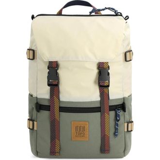 Topo Designs Rover Pack Classic in Bone White/beetle at Nordstrom