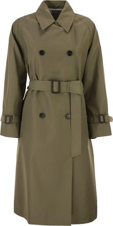 Max Mara Weekend Maxmara Wkdcanasta omkeerbare trenchcoat in waterafstotende gabardine