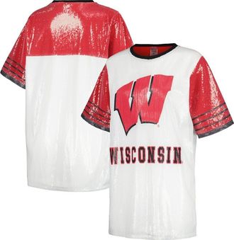 Gameday Couture Womens Gameday Couture White Wisconsin Badgers Chic Full Sequin Jersey Dress at Nordstrom, Size Xx-Large