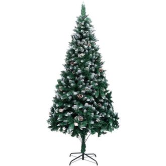 vidaXL &Aacute;rbol De Navidad Artificial Con Pi&ntilde;as Y Nieve Blanca 240 Cm Vidaxl