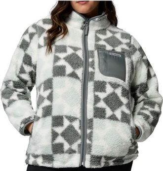 Columbia West Bend Print Full Zip II Fleecejacke f&uuml;r Damen | grau