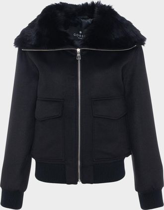 Gorski Jacket with Select Lamb Shearling Collar