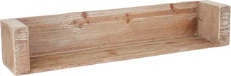 Hhg Nunca Usado] Estanter&iacute;a De Pared Hhg 883, Estanter&iacute;a Colgante Librer&iacute;a, Madera Maciza De Abeto R&uacute;stico Certificado Mvg, 60cm