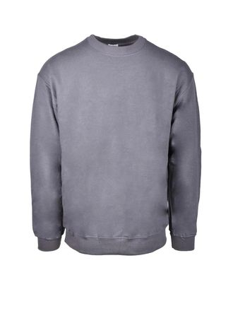 Covert Grey Crewneck Cotton Sweatshirt