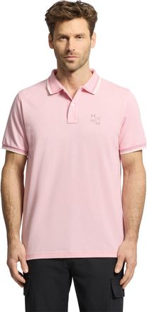 Psycho Bunny Mens Romance Rose Elliot Pique Polo Shirt - Pink - Size 2XL
