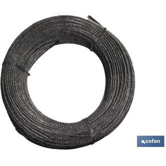cofan Rollo Cable Galvanizado 25 Mts. 12mm., Cable Galvanizado Seg&uacute;n Forma D-1770, Disponible En 50-100 O 250 Metros Ideal Para La Creaci&oacute;n De Eslingas De C