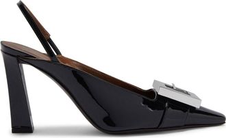 Giuseppe Zanotti 45mm Brendha Buckle pumps - women - Leather/Leather/Leather - 37.5 - Black