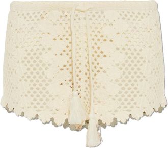 Poss&eacute; Posse, Dames, Korte broeken, Beige, Maat: M Katoen