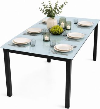 ebuy24 Juego De Muebles De Jard&iacute;n Del Grupo De Asientos De 7 Piezas 189m 105x189x90 - Vcm