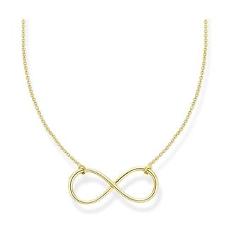 Thomas Sabo Necklaces, female, Yellow, ONE SIZE, Womens necklace with pendant Charming Infinity gold Ke2139-413-39-L45