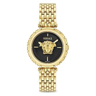 Versace Medusa Heritage Quartz Black Dial Ladies Watch VE9D00424