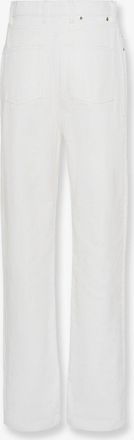 Golden Goose Womens Denim Trousers White Cotton Jean