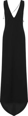 Moschino Maxi-jurk met kettingdetail - Zwart