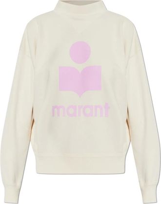 Isabel Marant Sweatshirts, female, Beige, Size: XS Moby Sweatshirt