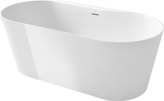 Roca Ba&ntilde;era Raina Stonex 1600x800 Blanco Con Desag&uuml;e Click-clack Y Sif&oacute;n