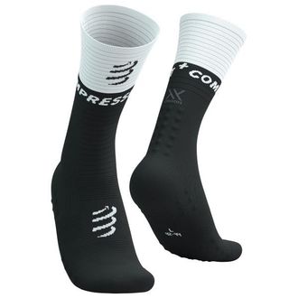 Compressport Mid Compression Socks V2.0 Laufsocken - Unisex | schwarz