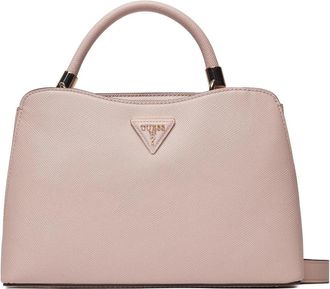 Guess Gizele Saffiano Handtas - Dames - Handtassen - Roze - ONE Size - Tassen