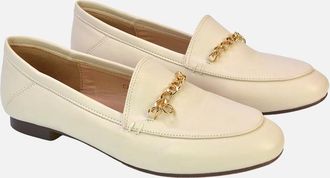 XY London Womens XY London Womens/Ladies Tessah Chain Detail Flat Loafers - Pink - Size: 6