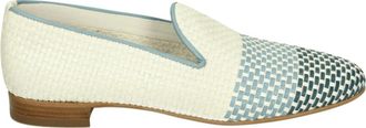 Pertini Witte Instappers Escalera Schoenen - Dames - Loafers - Veelkleurig - 37 EU - Leer - Schoenen