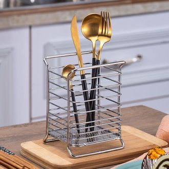 OEM Portautensili Da Cucina In Metallo, Traspirante, Con Supporto Aperto, Facile Da Pulire Per Una Comoda Conservazione E Asciugatura Rapida