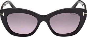 Tom Ford Eyewear Tom Ford Tf 1285 Linda 02 - Black/grey Sunglasses