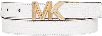 Michael Kors Leren Riem - Dames - Riemen - Wit - S - Leer - Accessoires