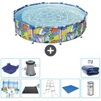 Bestway Piscina Bestway Steel Pro Redonda - Selva - 305x66 Cm - 7-piezas S21646
