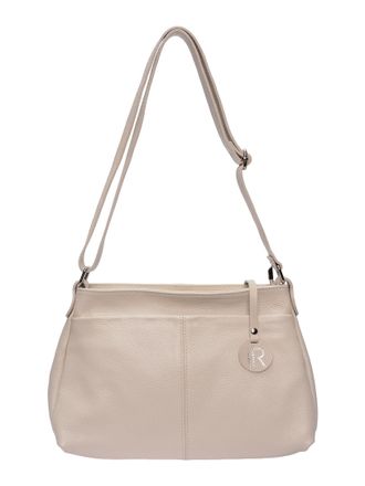 Isabella Rhea Beige Rundleer Tas