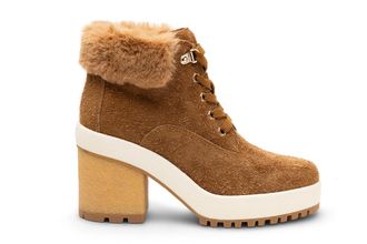 Hogan Faux Fur Ankle Boots