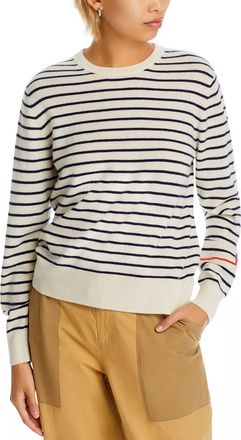 Kule Betty Love Sweater In Cream/navy Stripe