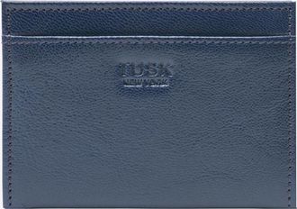 Tusk Leonardo Folded Card Case Wallet in Blue /Chocolate at Nordstrom