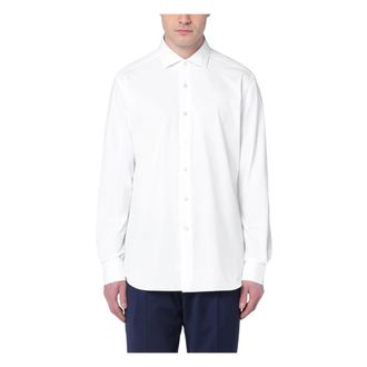 Xacus Lange mouw actief overhemd - Heren - Zakelijke Overhemden - Wit - 2XL - Overhemden