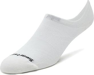 Smartwool Run Zero Cushion No Show Socks Mens Thigh High Socks Shoes White : XL (Mens Shoe 12-14.5), Merino/Nylon/Spandex