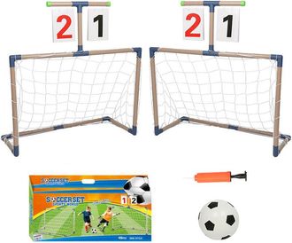OEM Cage Football Enfant - 79 X 35 X 56 Cm - Polyester 100 % - Jardin Parc Int&eacute;rieur - Lot De 2