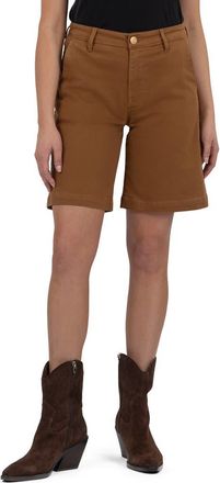 Kut from the Kloth Hailey Denim Bermuda Shorts in Tumeric at Nordstrom, Size 12