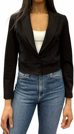 Drew Wisteria Jacket In Black