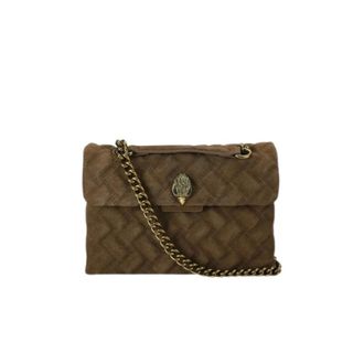 Kurt Geiger Tassen, Dames, Bruin, ONE Size, Leer, Kensington Leren Tas