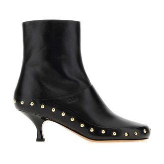 Chlo&eacute; Heeled Boots, female, Black, Size: 8 1/2 US Junie Ankle Boots