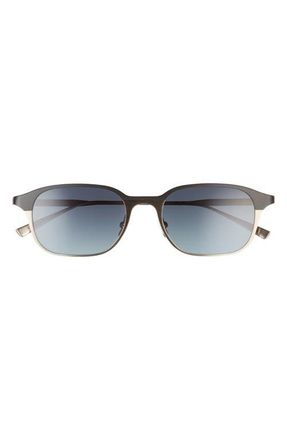 Salt. Wister 50mm Polarized Sunglasses in Black Sand/Silver/Denim at Nordstrom