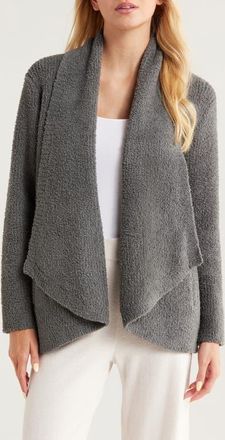 Barefoot Dreams Cozy Chic Shawl Collar Rib Cardigan in Anchor at Nordstrom, Size X-Large