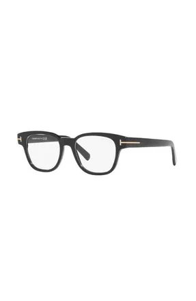 Tom Ford 50mm Square optical glasses in Black at Nordstrom