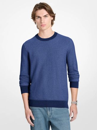 Michael Kors Textured Cotton Sweater