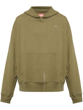Diesel S-Macs-Hood-Megoval-D hoodie - men - Cotton - S - Green
