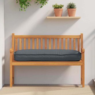 vidaXL Cuscino per seduta / schienale pallet Antracite 120 x 50 x 12 cm - Vidaxl