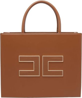Elisabetta Franchi Logo Tote Bag