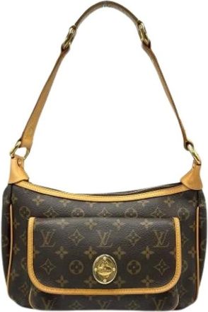 Louis Vuitton Pre-owned Shoulder Bags, female, Brown, Size: ONE SIZE Pre-owned Canvas Shoulder Bag
