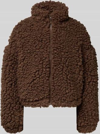 Vila Jacke aus Teddyfell Modell FIOLA in Dunkelbraun, Größe 36