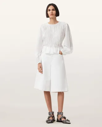 AllSaints Louie Wide Leg Shorts