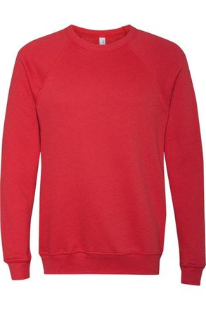 Bella + Canvas Sponge Fleece Raglan Crewneck Sweatshirt
