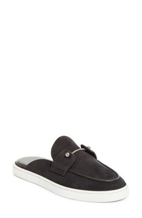 Christian Louboutin Chanme Sneaker Loafer Mule in Black at Nordstrom, Size 8.5Us